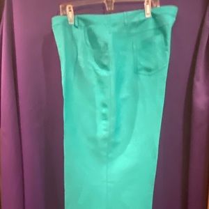 Ashley Stuart Green Pants Size 20W (Regular)